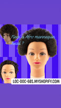 Load image into Gallery viewer, Afro kinky mannequin head
